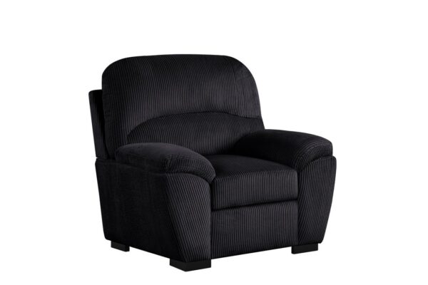 Tiffany10 Black - 2PC or 3PC Living Room Set
