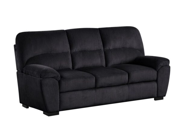 Tiffany10 Black - 2PC or 3PC Living Room Set