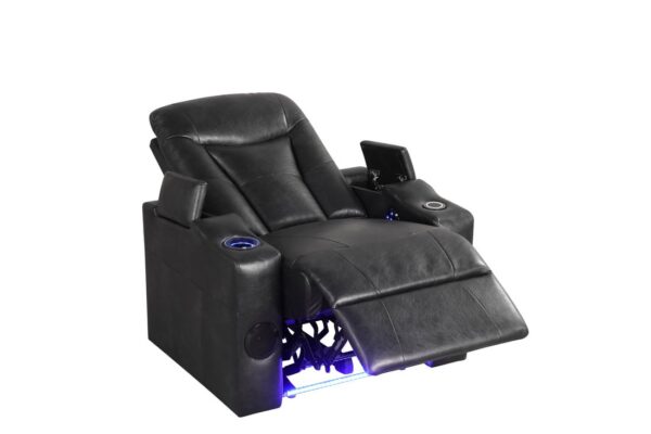 topgun2black-2_orig.jpg TOPGUN2 Black - Power Recliner (Bluetooth Speaker + Led Light)