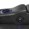 topgun2black-3_orig.jpg TOPGUN2 Black - Power Recliner (Bluetooth Speaker + Led Light)