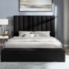 valencia-black-1_orig.jpg Valencia - Black Platform Queen, King