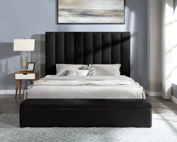 valencia-black-1_orig.jpg Valencia - Black Platform Queen, King