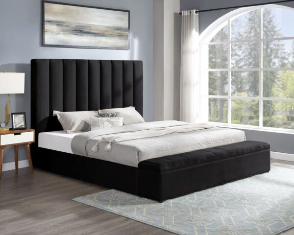 valencia-black-2_orig.jpg Valencia - Black Platform Queen, King