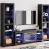 W2721 - TV Stand w/ Fireplace (LED Lights)