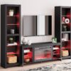 W2721 - TV Stand w/ Fireplace (LED Lights)