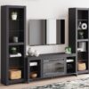 W2721 - TV Stand w/ Fireplace (LED Lights)